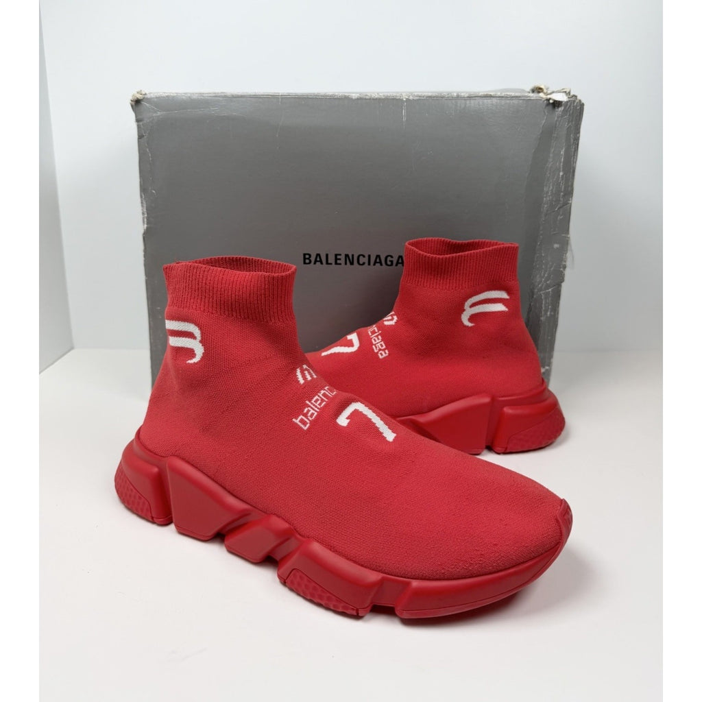 Size 42EU/9US - Balenciaga Speed Soccer Runner Intense Red