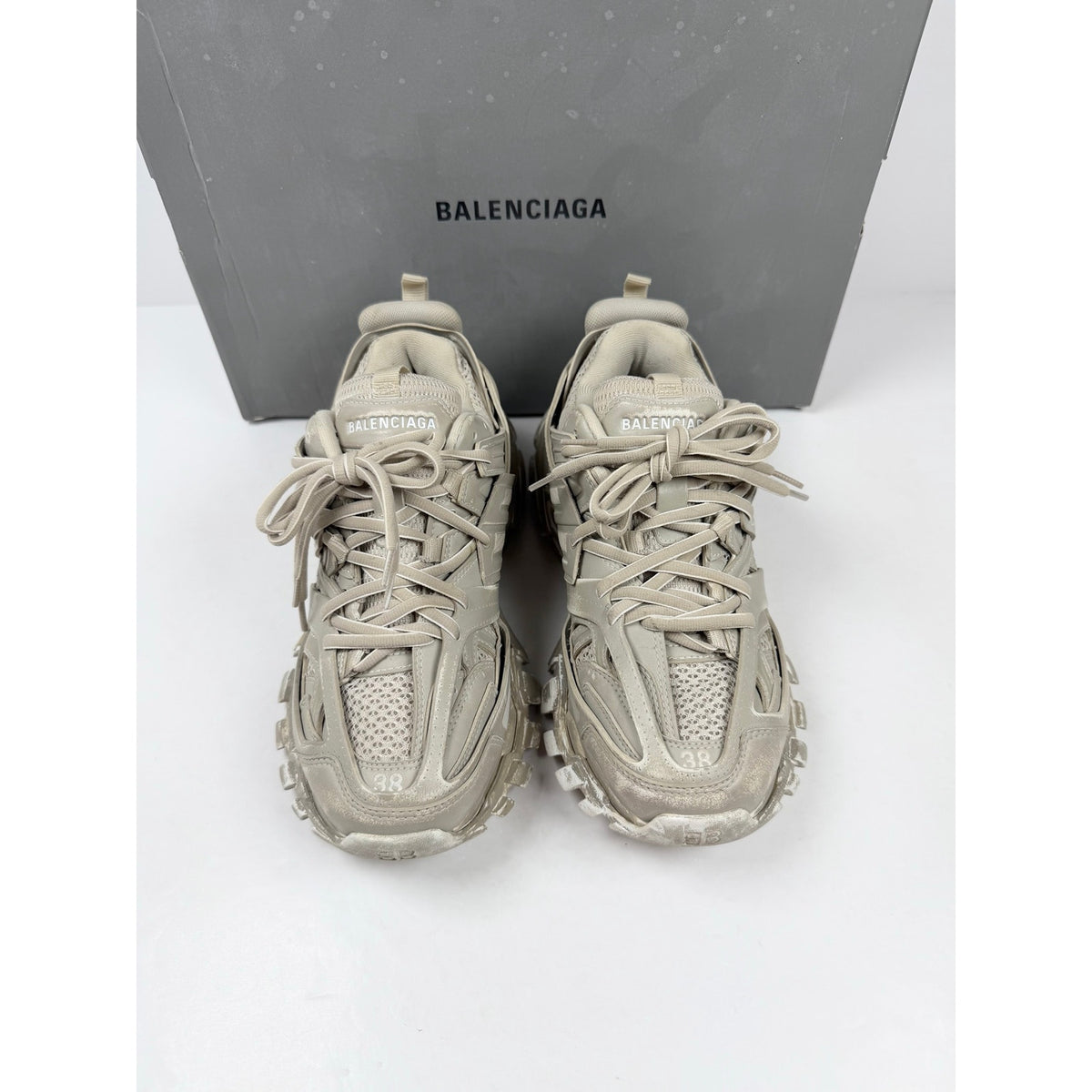 Size 38/8 - Balenciaga Faded Beige Track Women’s
