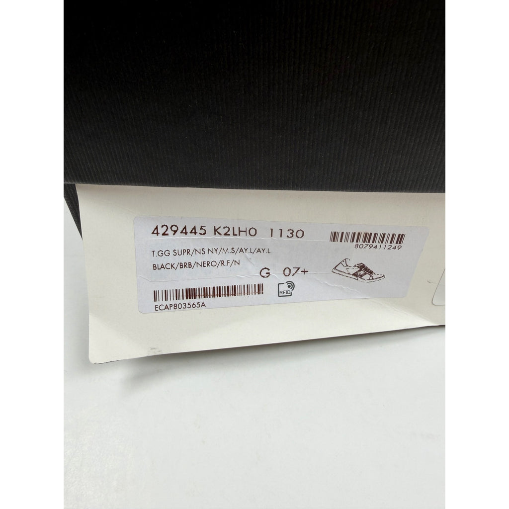 Size 8US - Gucci Ace GG Supreme Black