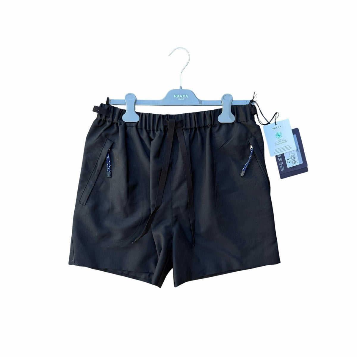 Size 36/US size 0 (XS) Prada Black Shorts NEW
