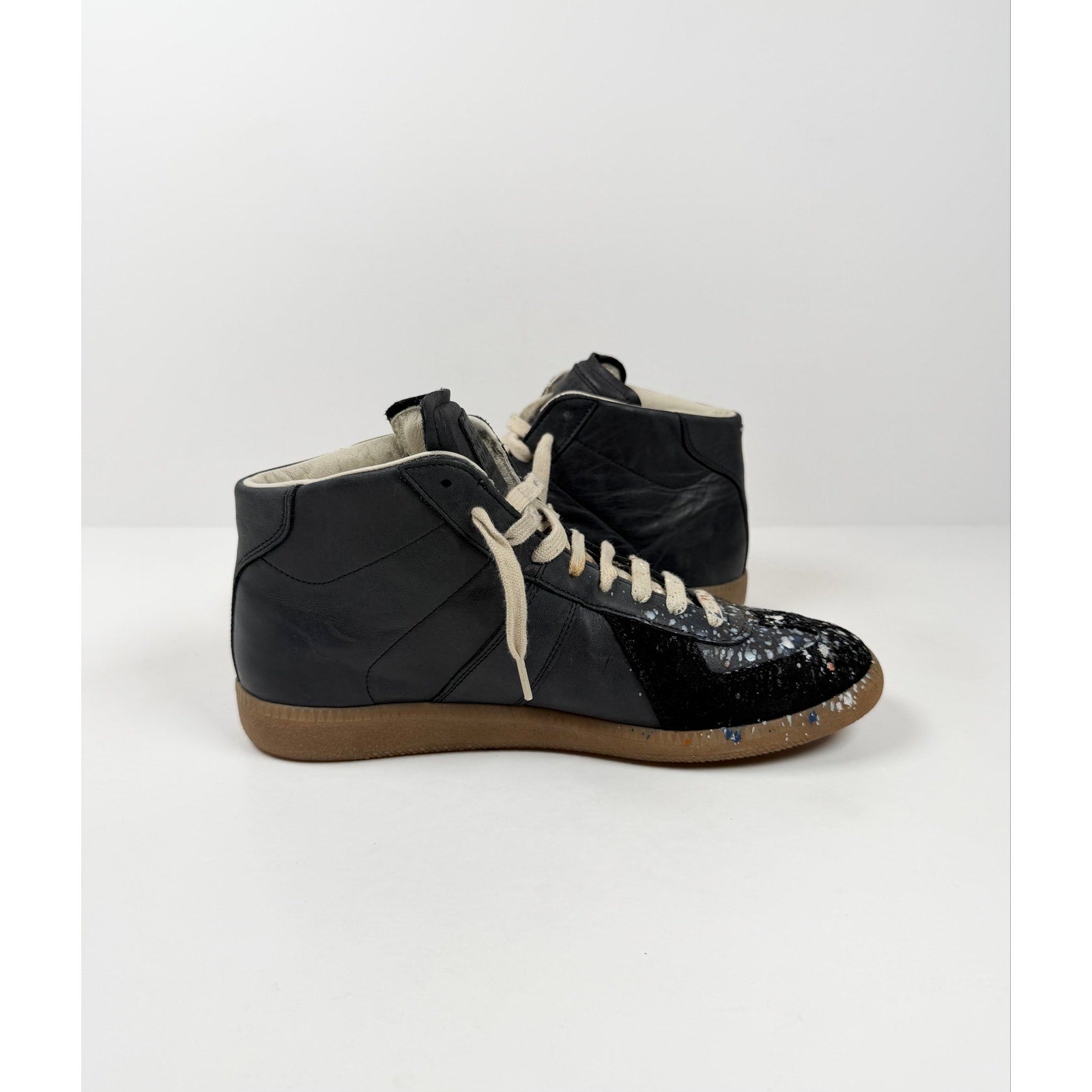 Size 41EU/8US - Maison Margiela Paint Splatter High