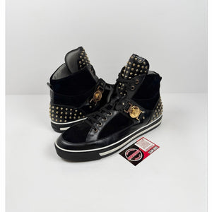 Size 11.5 - Versace Studded High Top