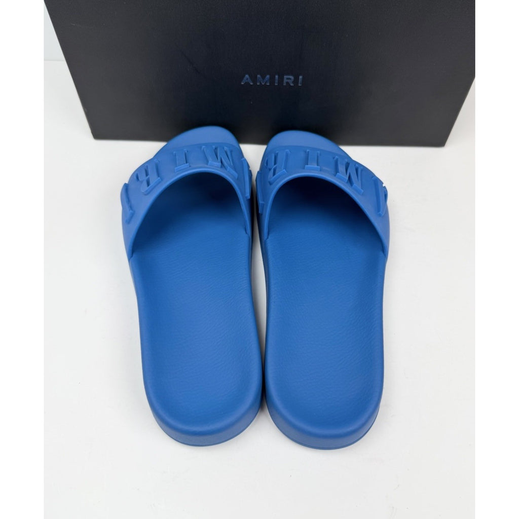 Size 41EU/8US- Amiri Logo Pool Slides NEW
