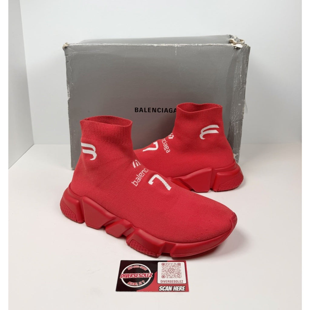 Size 42EU/9US - Balenciaga Speed Soccer Runner Intense Red