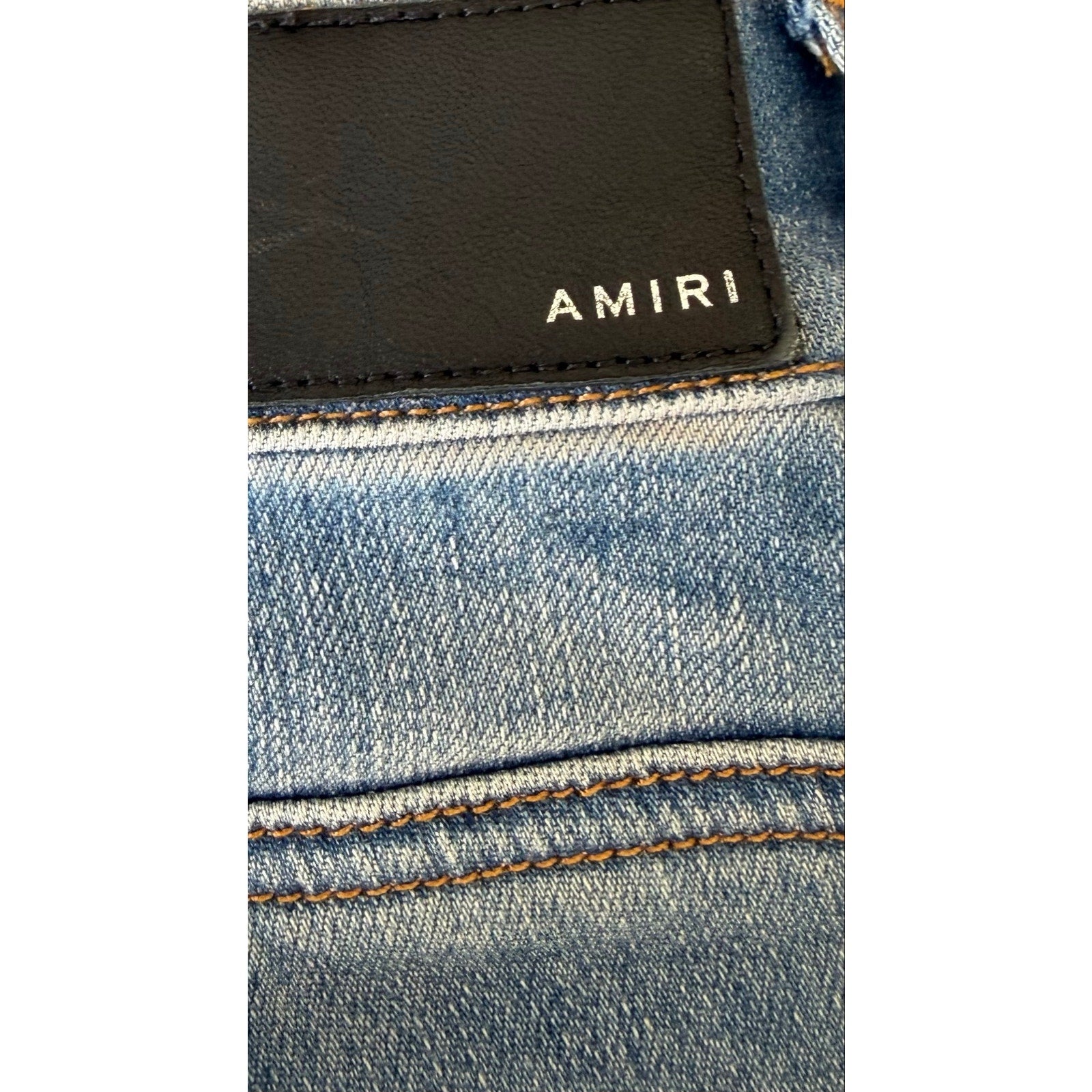 Size 28 - Amiri Serif Logo Jeans