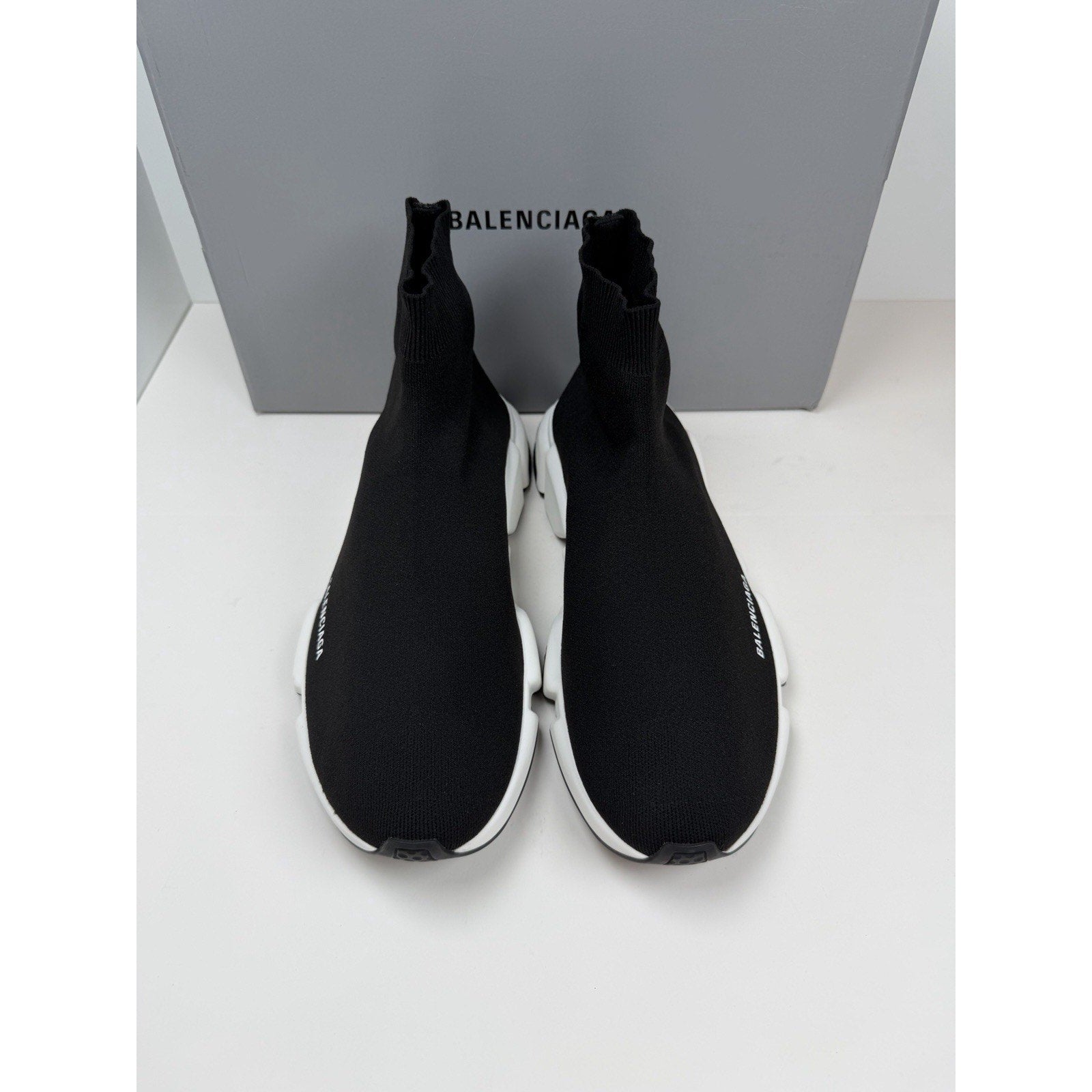 Size 47EU/14US - Balenciaga Speed Trainer Black White NEW