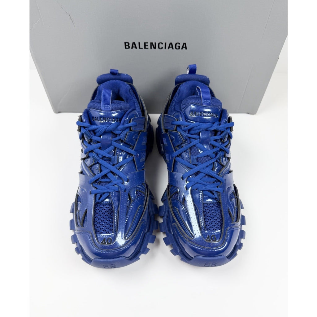 Size 40EU/7US - Balenciaga Track Metallic Blue NEW