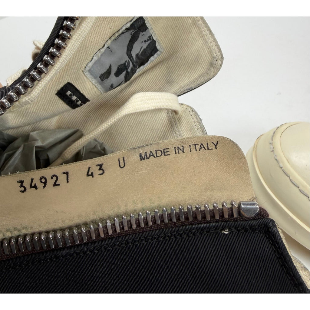 Size 43EU/10US - Rick Owen’s Cargo High Top