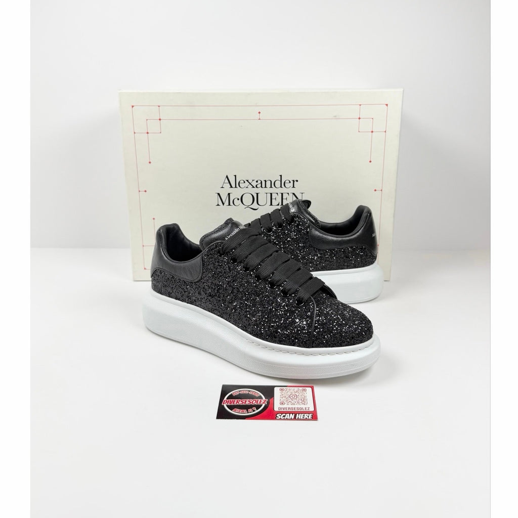 Size 7.5 - Alexander McQueen Black Crystals WORN 1X!