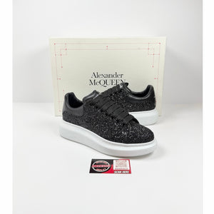 Size 7.5 - Alexander McQueen Black Crystals WORN 1X!