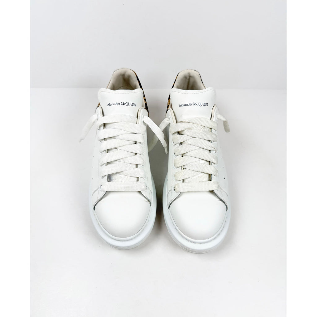 Size 41EU/8US - Alexander McQueen White Leopard