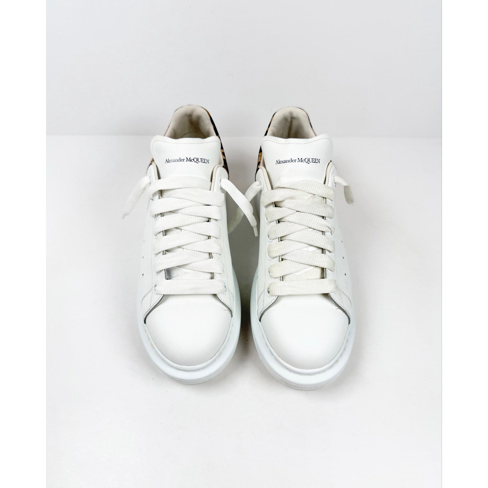 Size 41EU/8US - Alexander McQueen White Leopard