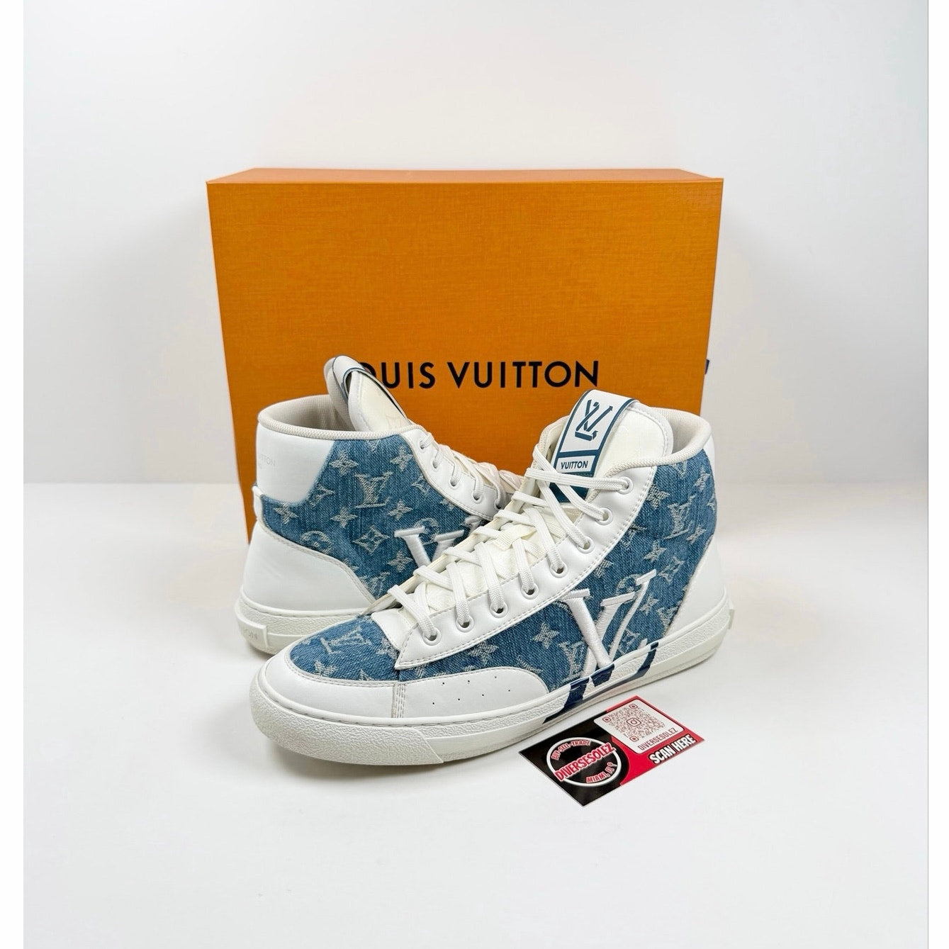 Size 9LV/10US - Louis Vuitton Charlie Denim High