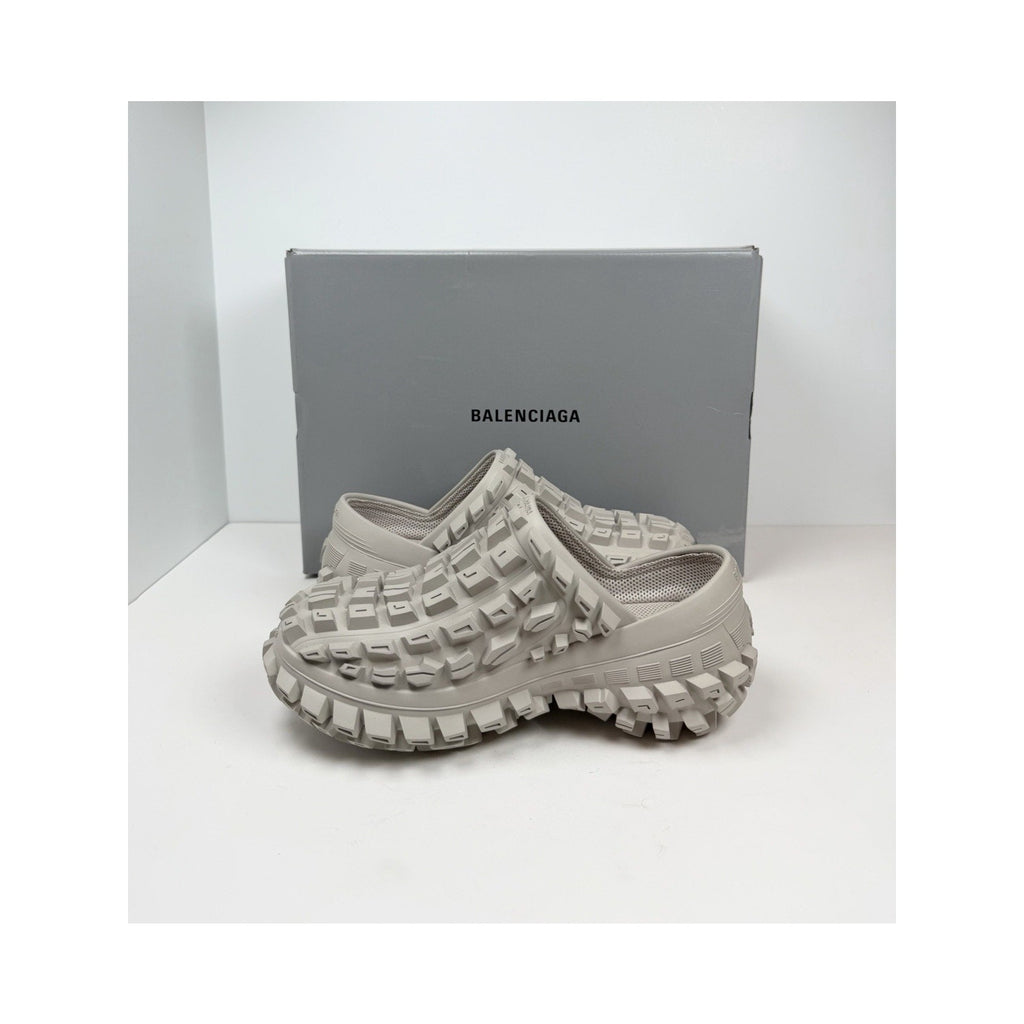 Size 7 Women's - Balenciaga Defender Beige Clogs NEW