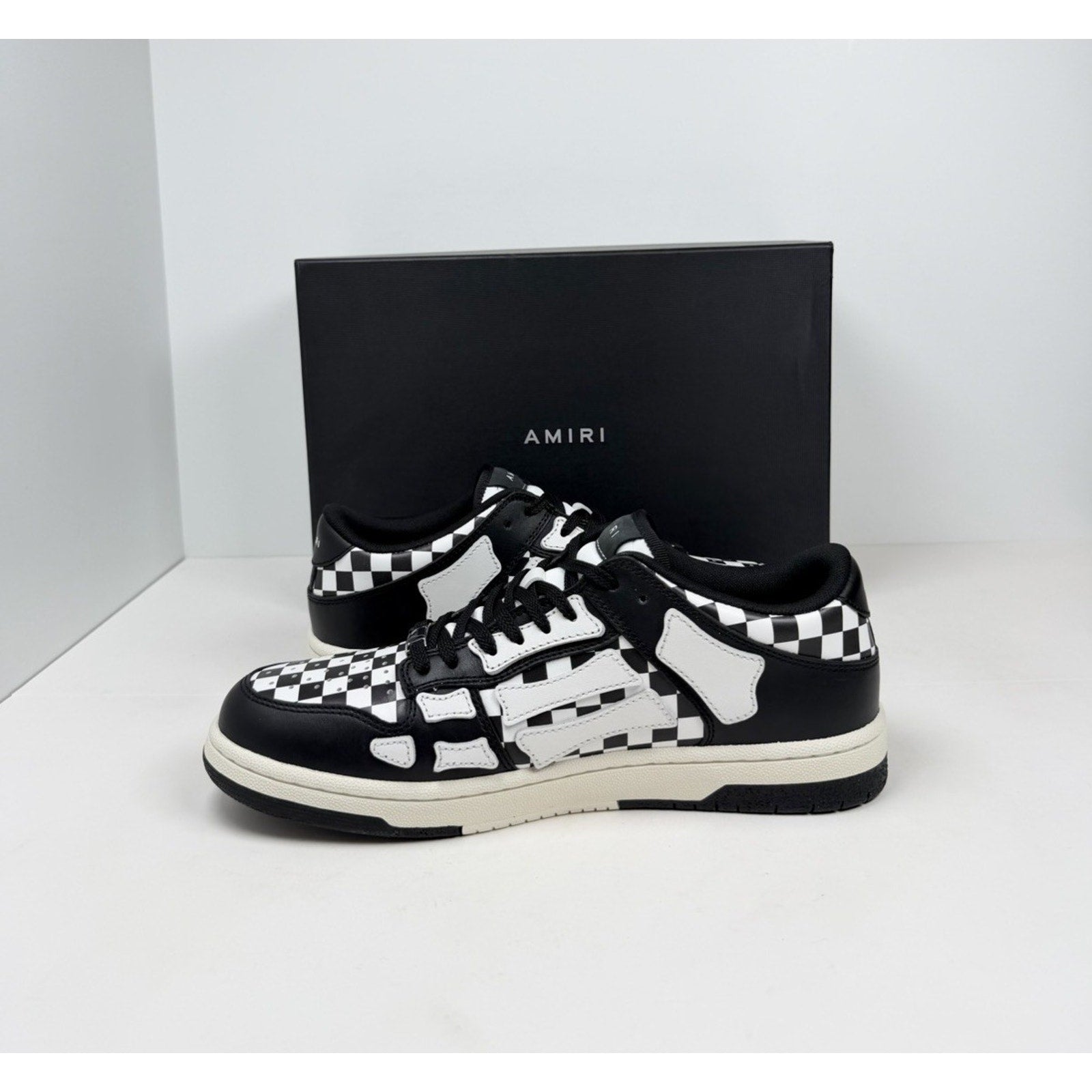 Size 41EU/8US - Amiri Skel Top Low Checkered NEW