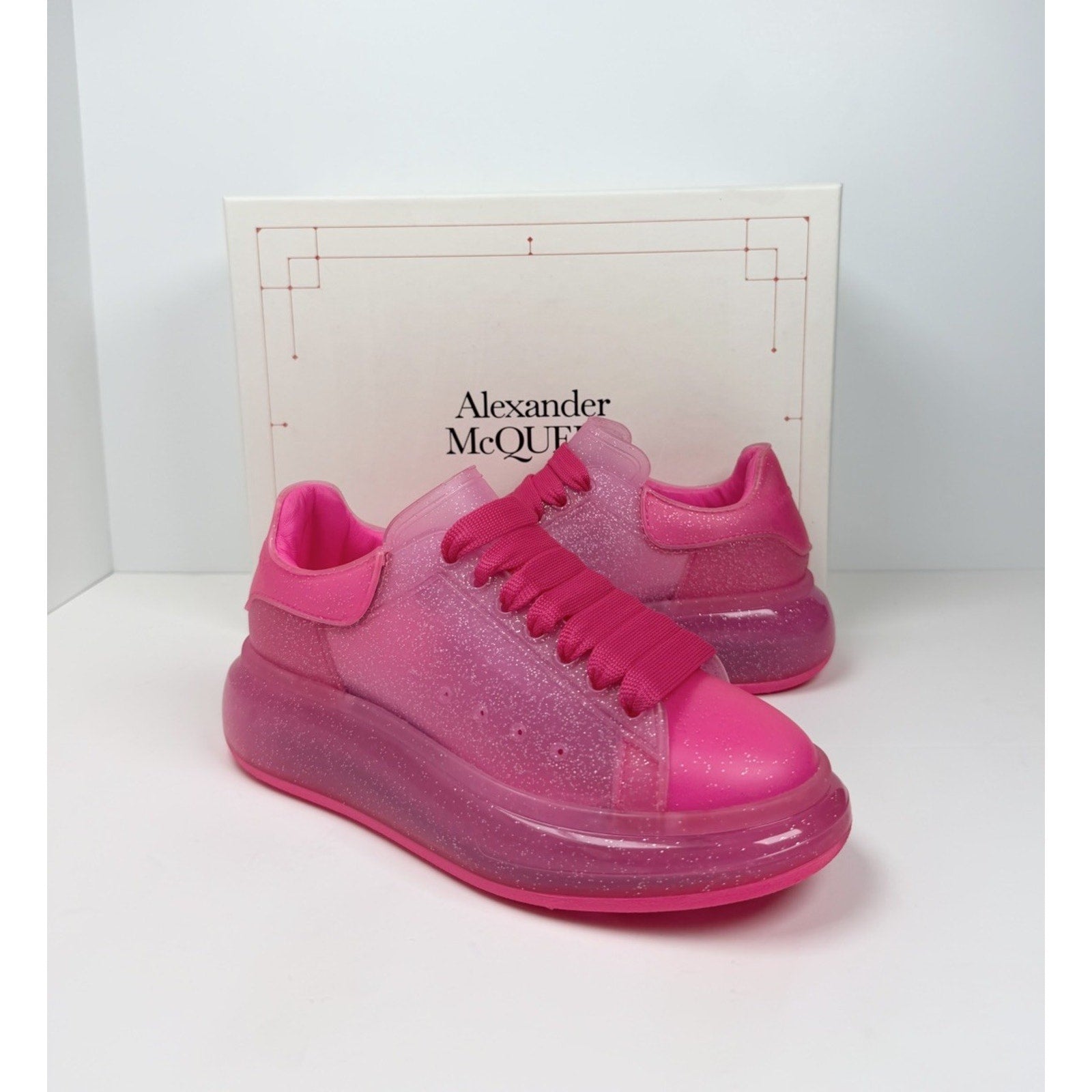 Size 36EU/6W - Alexander McQueen Bright Pink NEW