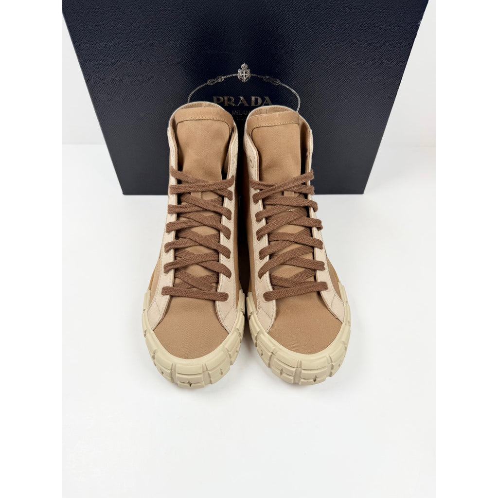 Size 9UK/10US - Prada Brown Nylon High Top