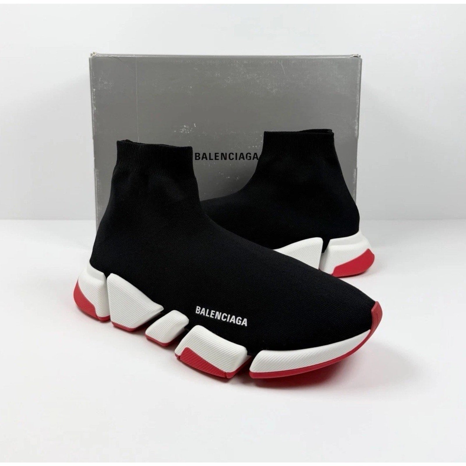 Size 46EU/13US - Balenciaga Speed Triple Black Red NEW