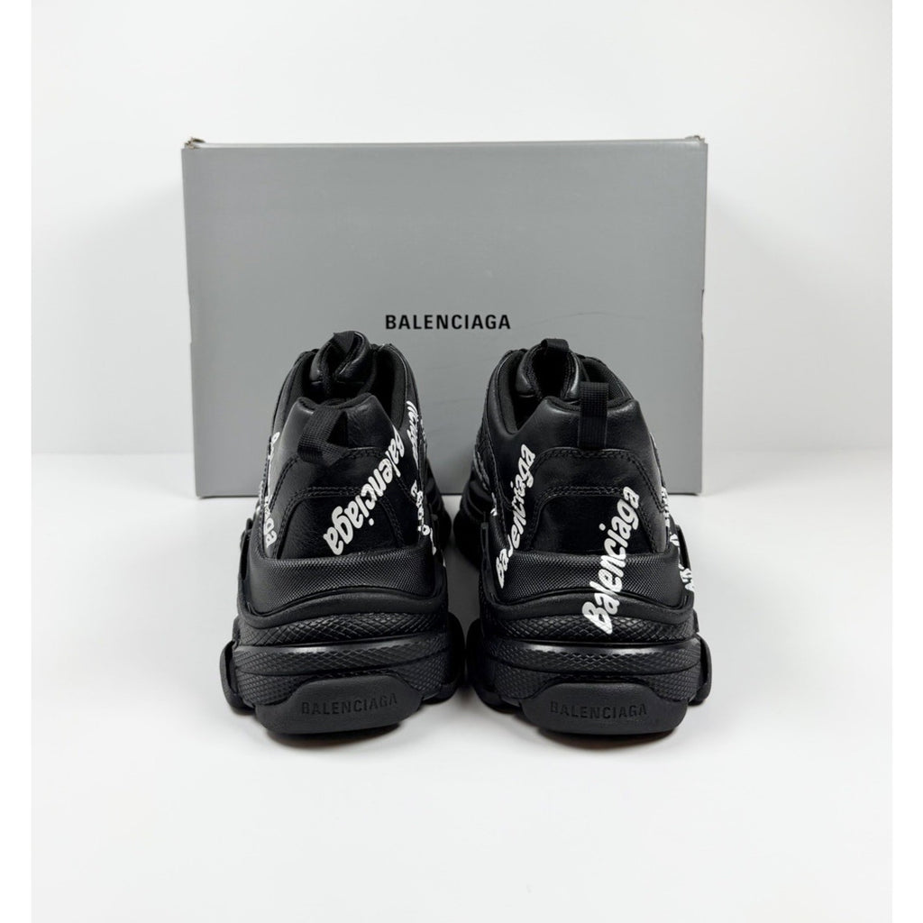 Size 46EU/13US - Balenciaga Triple S All Over Black NEW