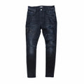 Size 31 - Amiri Distressed Leather Patch Jeans