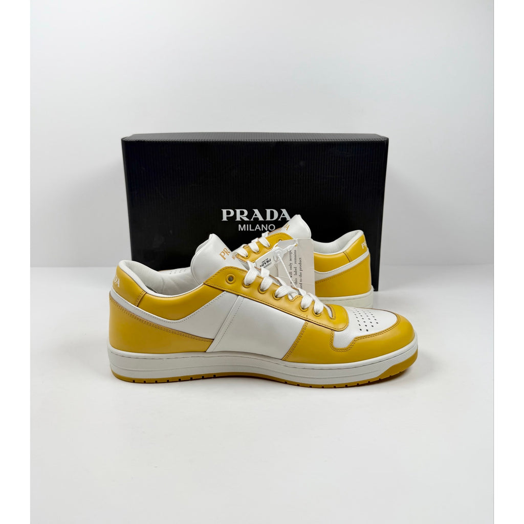 Size 10UK/11US - Prada Downtown Yellow Leather NEW