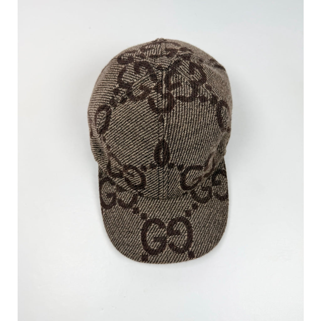 Gucci Jumbo Wool Cap Brown NEW with tags!