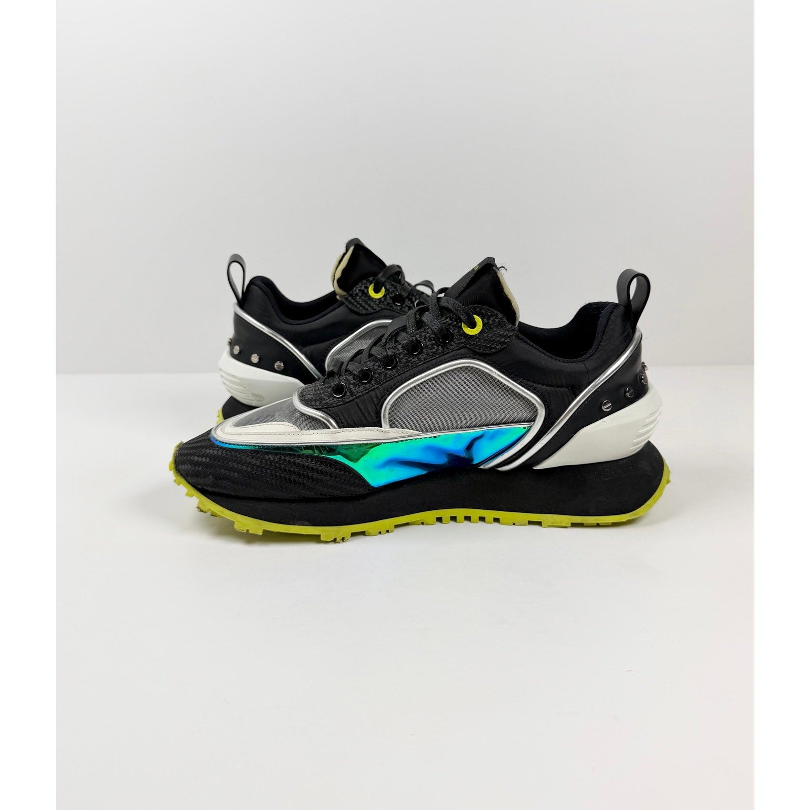 Size 8 - Balmain Racer Low Top Sneakers