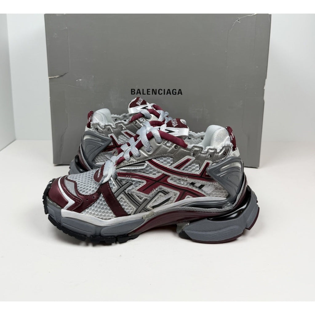 Size 34EU/4W - Balenciaga Runner Sneakers Burgundy NEW