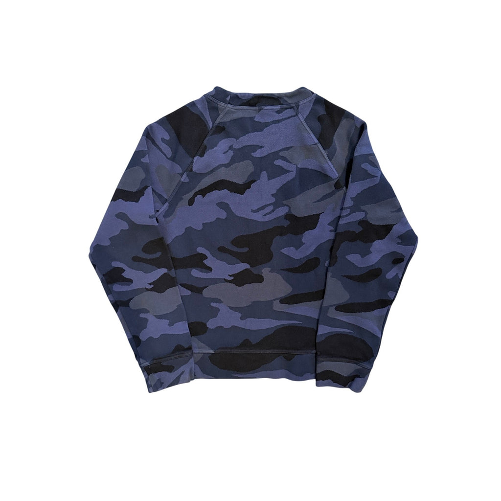 Tagged L fits like S - Valentino Camo Crewneck
