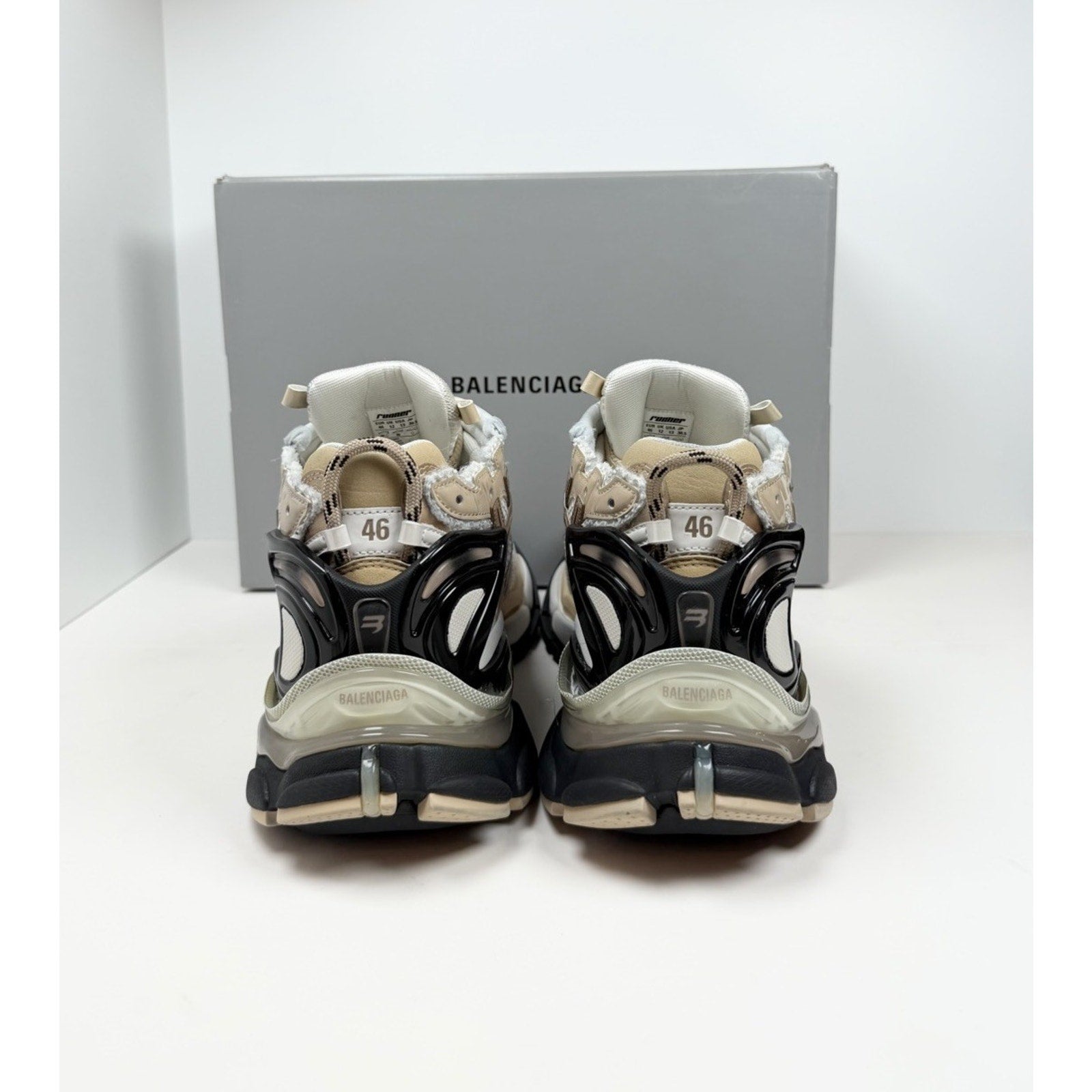 Size 46EU/13US - Balenciaga Runner Beige NEW
