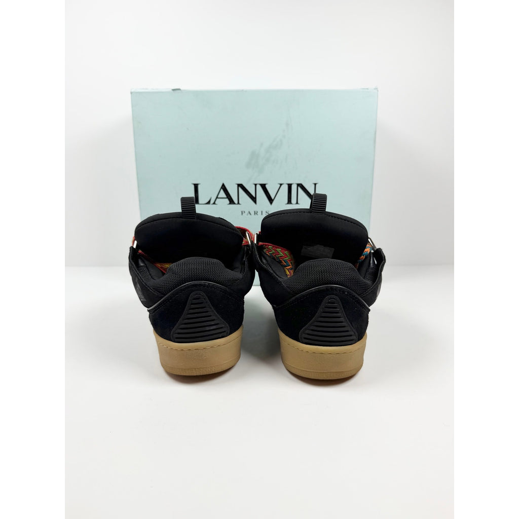 Size 42EU/9US - Lanvin Curb Black Sneakers