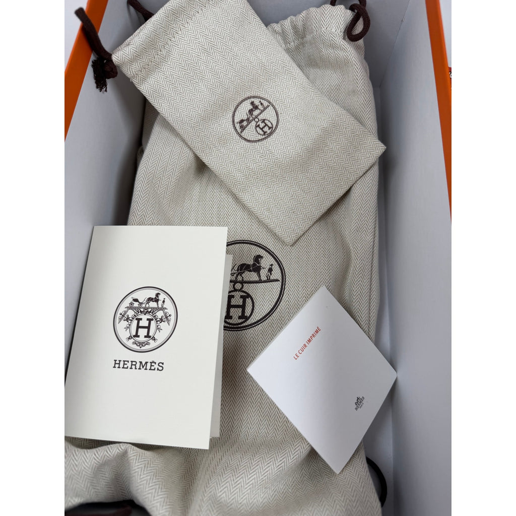 Size 8.5 - Hermes Quicker Leather Sneakers NEW