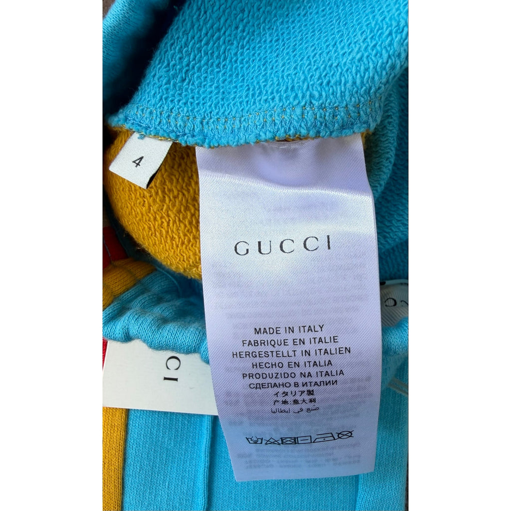 Gucci Kids Sweatpants Blue Web Stripe Size 4Y (4 Years) NWT