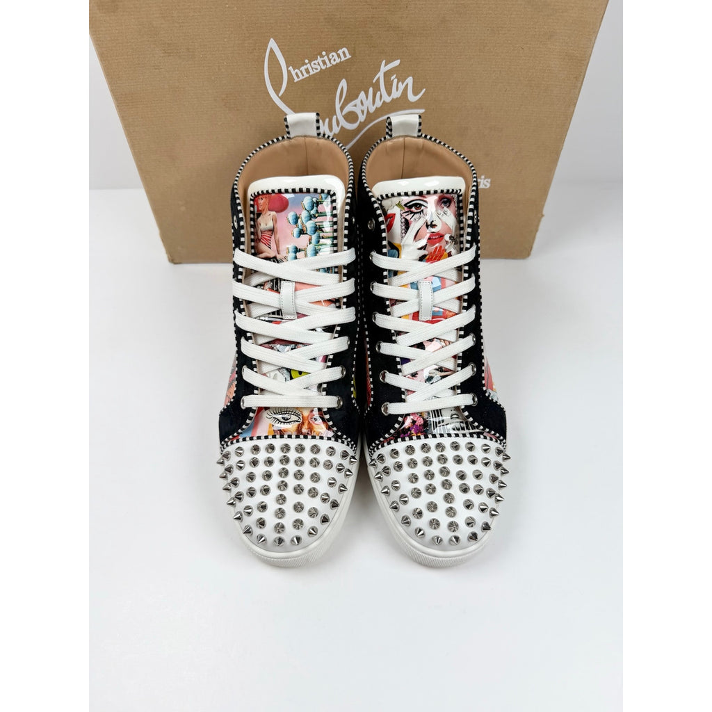 Size 9.5US - Christian Louboutin Spike High Top