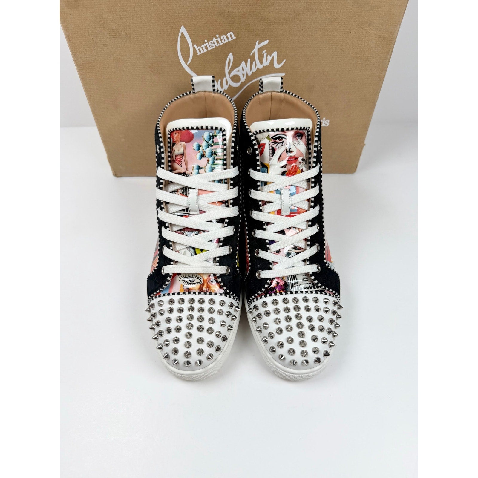 Size 9.5US - Christian Louboutin Spike High Top