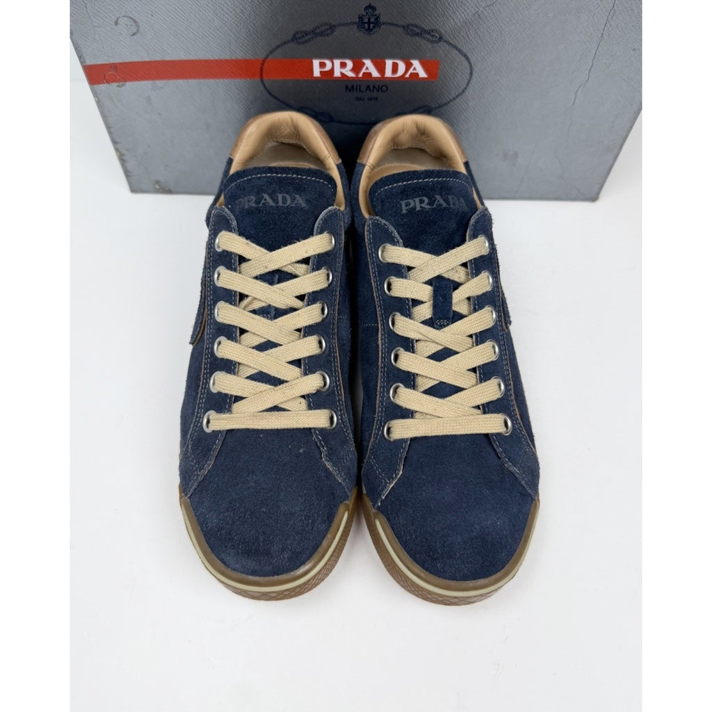 Size 6.5UK/7.5US - Prada Sport Blue Suede