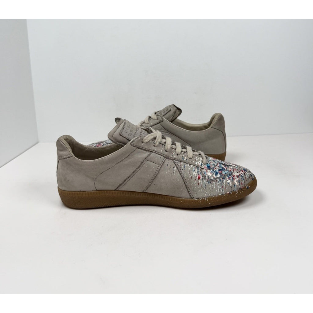 Size 41EU/8US - Maison Margiela GAT Beige Paint Splatter