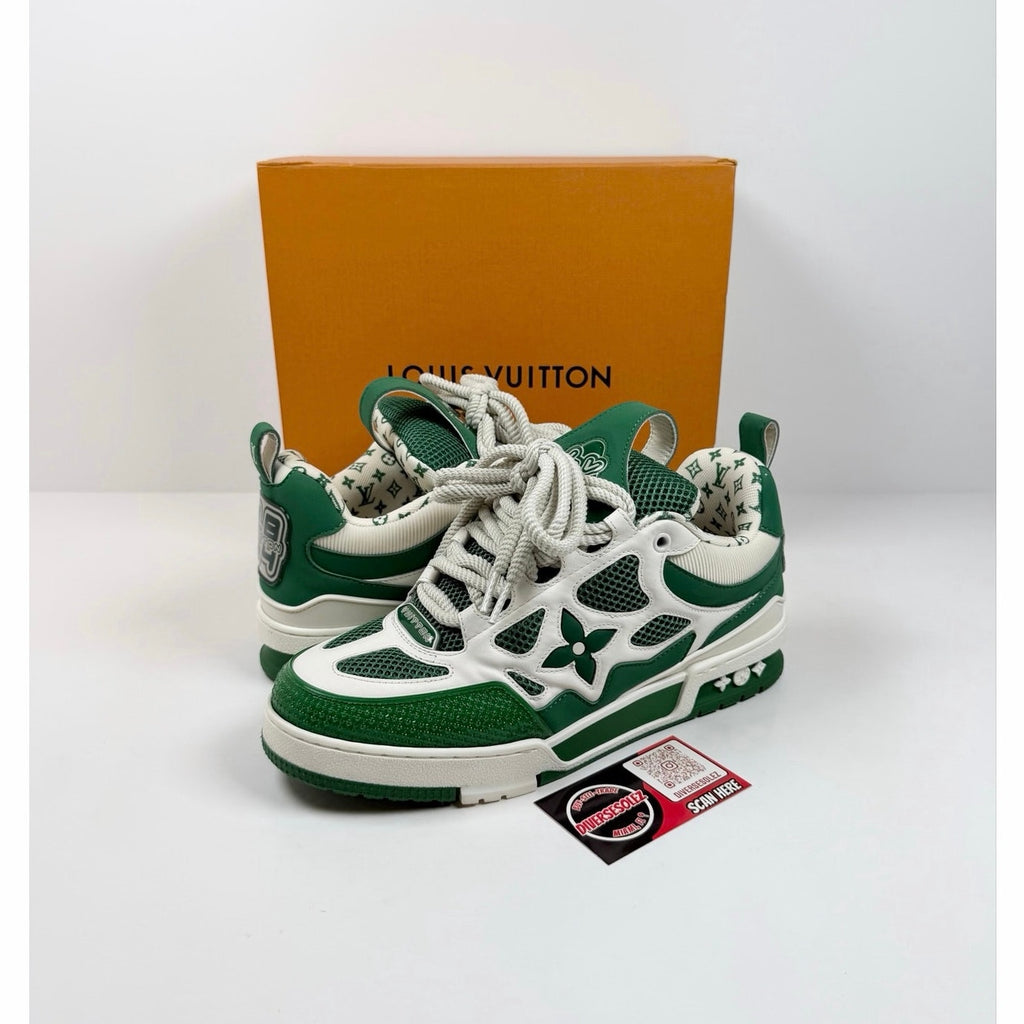 Size 7.5UK/8.5US - Louis Vuitton Skate White Green