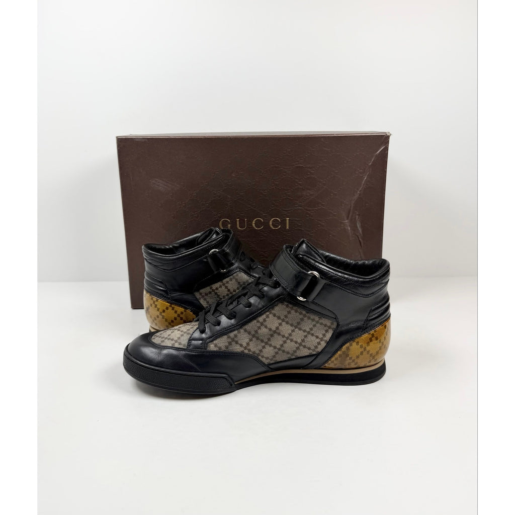 Size 7.5US - Gucci Leather Strap High Top