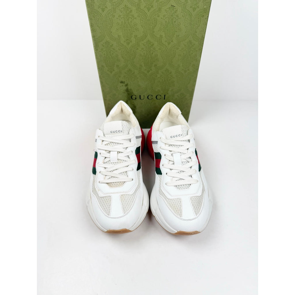 Size 9.5 - Gucci Rhyton White Red Green Womens