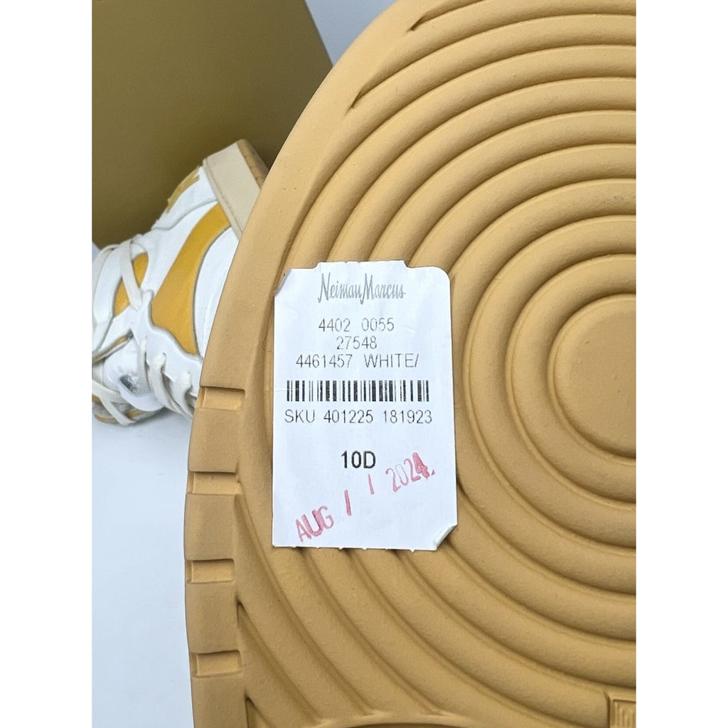 Size 10US - Rhude Yellow Rhecess Leather High NEW