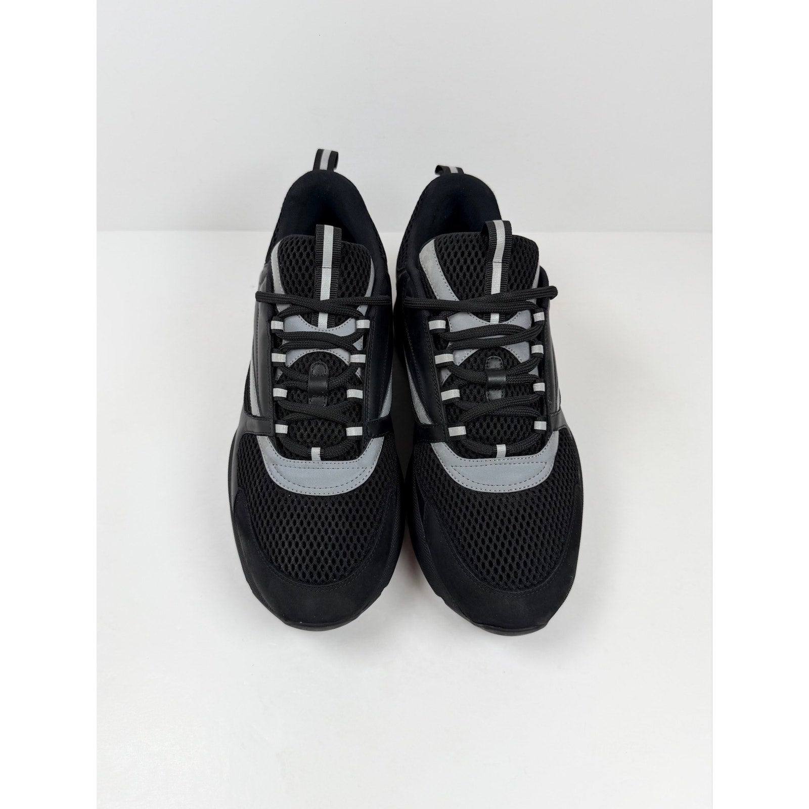 Size 46EU/13US - Dior B22 Black Silver Leather