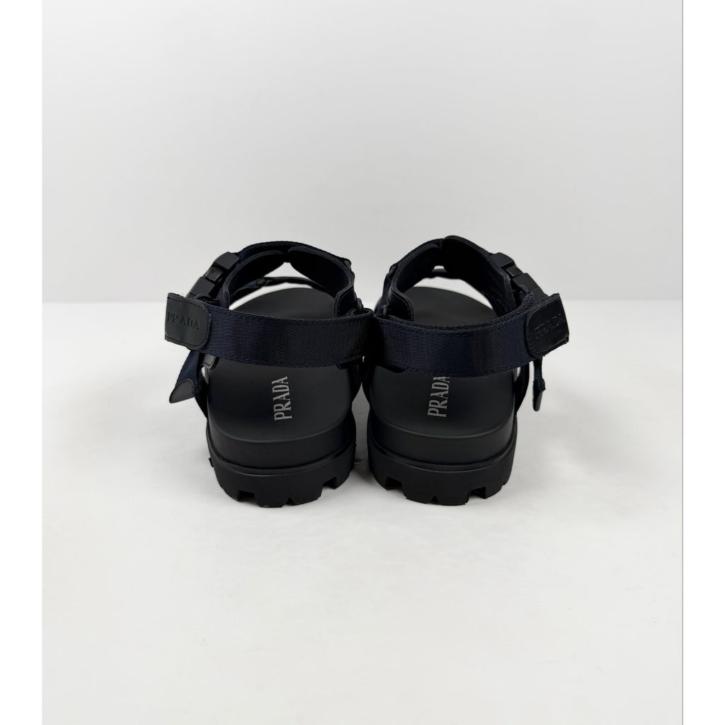 Size 11UK/12US - Prada Sporty Strap Sandal Suede NEW