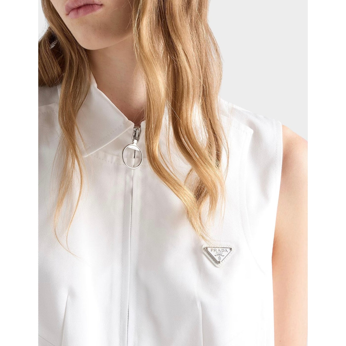 Size 40/US size 4 (S) - Prada Chino Zip Mini Shift Dress NEW