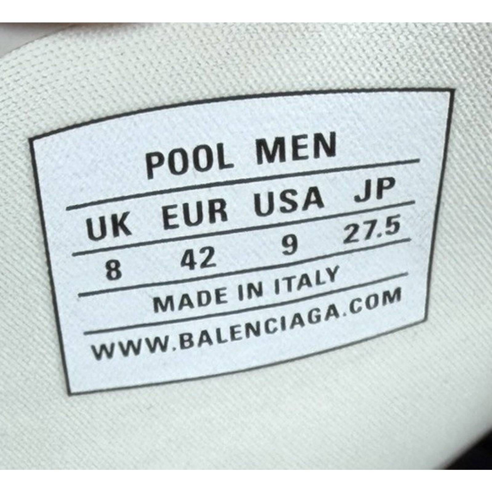 Size 9 - Balenciaga Beige Pool Campaign Logo Sandals NEW!