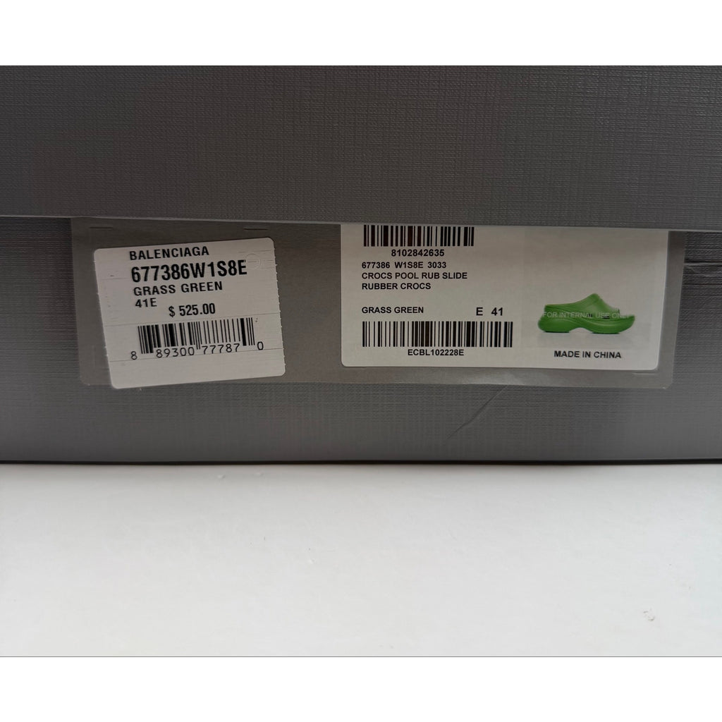 Size 41EU/8US - Balenciaga X Crocs Rubber Sandals NEW
