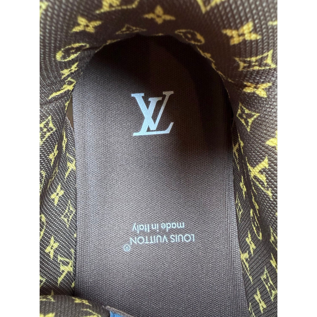 Size 10UK/11US - Louis Vuitton Skate Brown Blue Yellow NEW