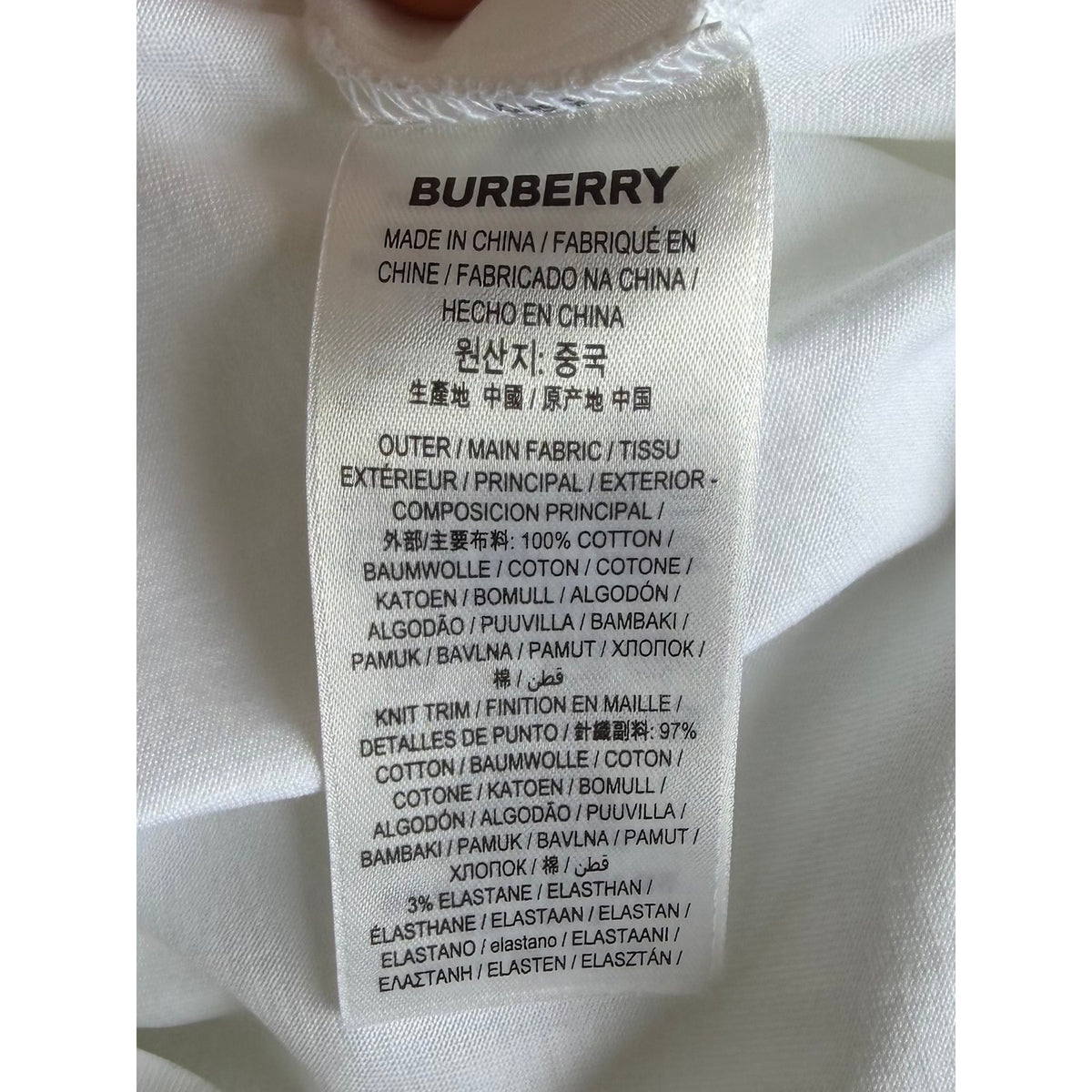 Size L - Burberry Logo T-Shirt