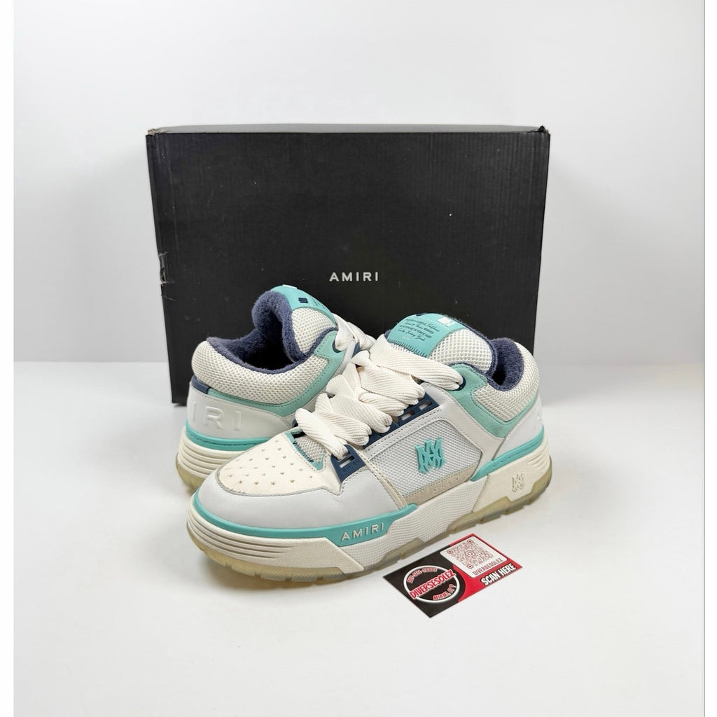 Size 44EU/11US - Amiri MA-1 White Light Blue