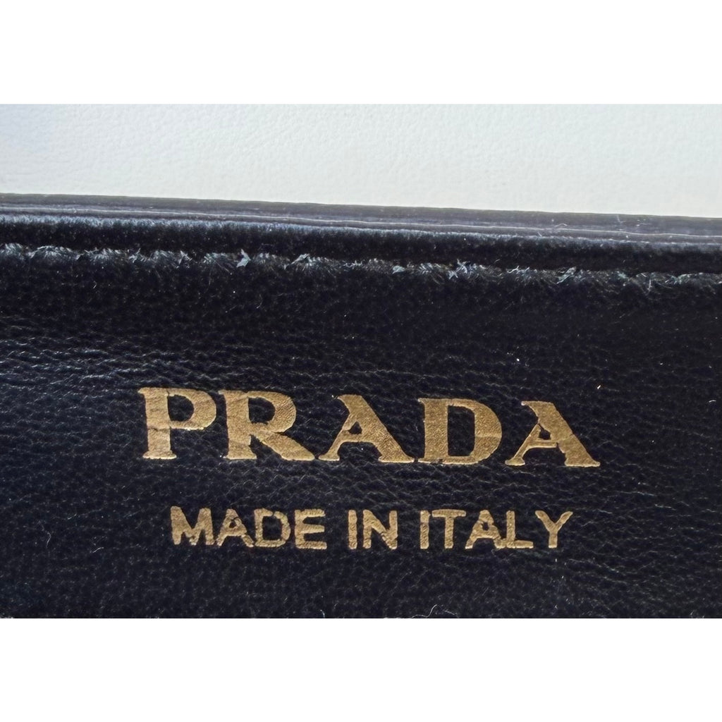 Prada Lux Leather Top Handle Crossbody Bag NEW